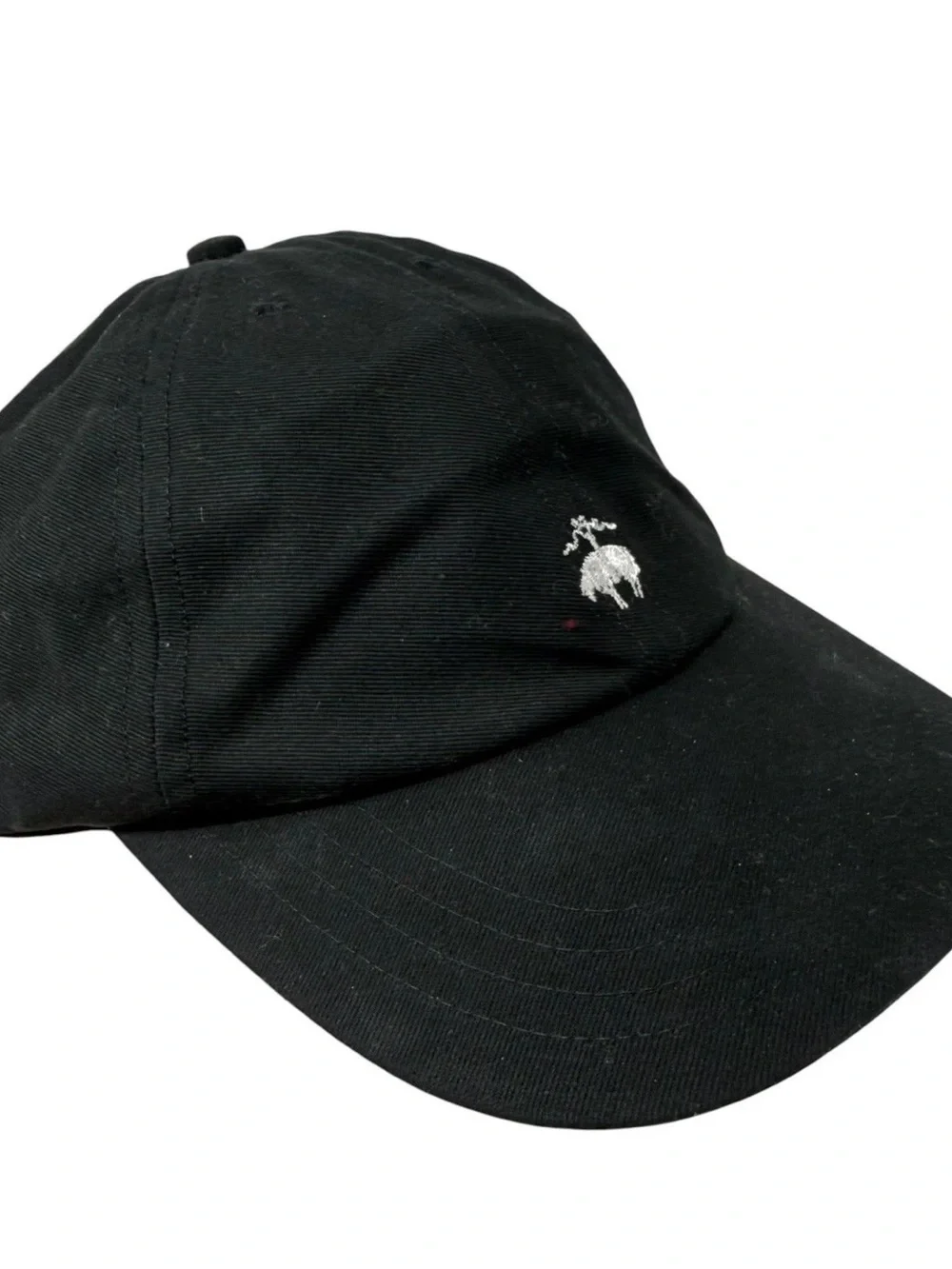 Brooks Brothers Black Cap Hat Embroidered fleece logo Size L/XL NWT